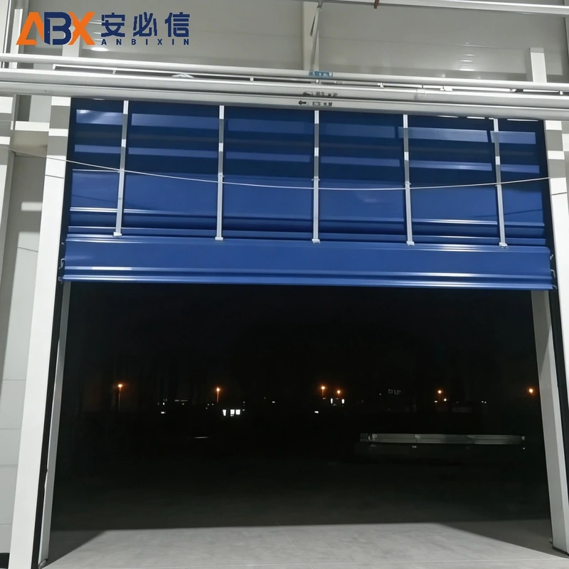天津软帘堆积门